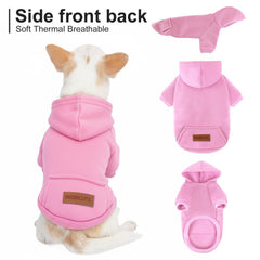 Baobicute prenda cálida, tejido resistente al viento para perros activos.