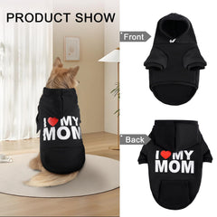 Baobicute suéter básico para perro, capucha y diseño de cuadros, estilo cálido.