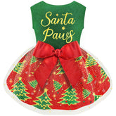 BAOBICUTE vestido navidad para perro con bow, cómodo para fiestas