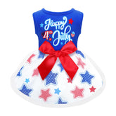 BAOBICUTE vestido para perros 4 de julio con tul, perfecto para fiestas