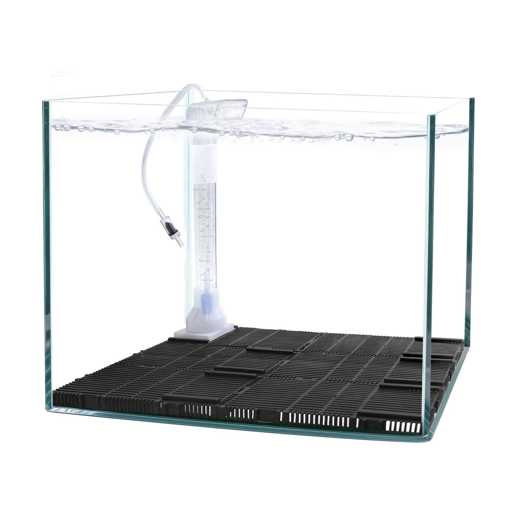 BaoZqua kit filtración subsuelo con 6 placas modulares para acuario claro