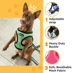 Arnés Bark Appeal talla XS, diseño ligero para perros pequeños