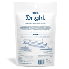 Palitos dentales Bark Bright, textura dura para masticación controlada.