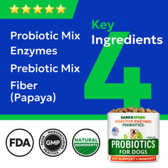 Masticables sabor pollo de Bark&Spark, apoyo digestivo constante