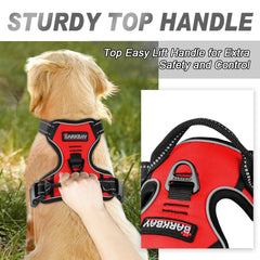BARKBAY Enganche-dorso rojo para mayor control durante paseos.