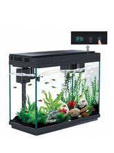 BarkBuddy acuario 2,5 galones frente, vista clara para observar peces.