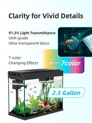 BarkBuddy iluminación 7 colores: atmósferas vibrantes para ver movimientos.