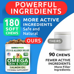 BARK&SPARK Omega 3, ingredientes de grado humano en EE. UU.