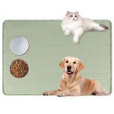 Bartuke alfombrilla de alimentación para gatos 40x28, espacio para comer juntos.