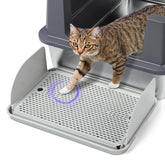 Bartuke rampa para caja de arena anti salpicaduras recoge arena de patas.