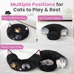 Baseola túnel gato ajuste diy, configuraciones personalizadas para jugar y explorar