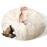 Baseola tunel-gato-cama-suave-beige: descanso cómodo para tu mascota