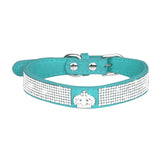 Collar Bbmmayy con brillos de cristal para perro, ideal para paseos con estilo.