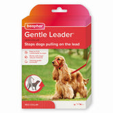 Beaphar Gentle Leader: collar de cabeza para perro mediano, facilita paseos sin tirones.