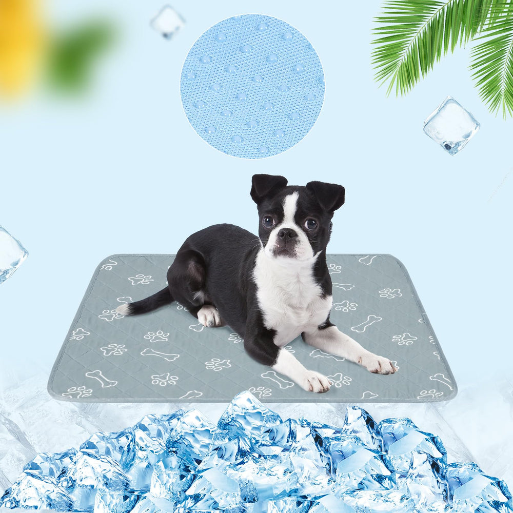 BEAUTYZOO alfombra refrescante para perros, seda helada, tamaño S, cómodo en verano