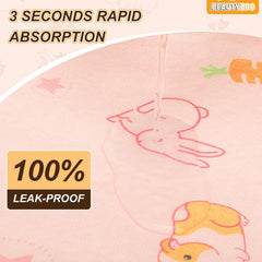 BEAUTYZOO almohadilla de orina lavable, impermeable y absorbente para mantener el área limpia.