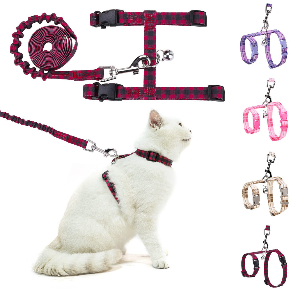 BEAUTYZOO arnes-gato-ajustable para paseos seguros y cómodos.