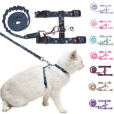 BEAUTYZOO arnés-gato ajustable para paseos seguros y cómodos.