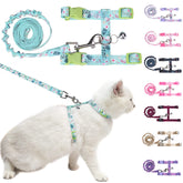 BEAUTYZOO arnés gato anti fuga con ajuste ergonómico para paseo cómodo