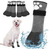 BEAUTYZOO botas antideslizantes para perro, conjunto de 6 pares con mayor agarre.