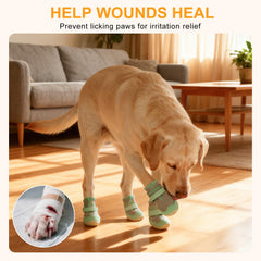 BEAUTYZOO botas antideslizantes para perro, ofrecen tracción estable en superficies mojadas.