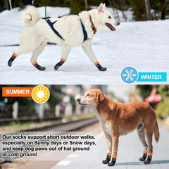 BEAUTYZOO calcetines para perro, ajuste elástico seguro que evita resbalones.