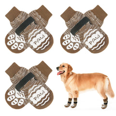 BEAUTYZOO calcetines antideslizantes para perros con diseño de frutas brindan tracción suave