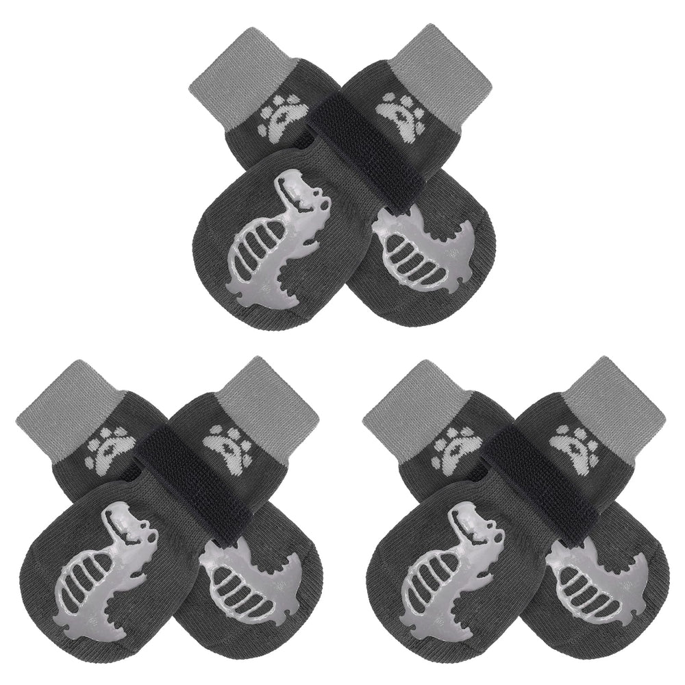 BEAUTYZOO calcetines antideslizantes para perros protegen patas y evitan deslizamientos.