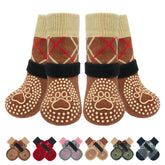 BEAUTYZOO calcetines para perro con suela antideslizante, ideales para interiores
