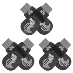 BEAUTYZOO calcetines antideslizantes para perros protegen patas y evitan deslizamientos.