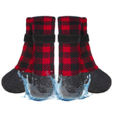 Calcetines para perro Beautyzoo impermeables protegen patas y evitan humedad en casa.