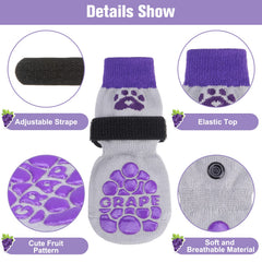 BEAUTYZOO calcetines para perro en pavimento caliente-frío, protección de patas