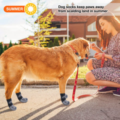 Calcetines BEAUTYZOO para perro con ajuste elastico mayor seguridad