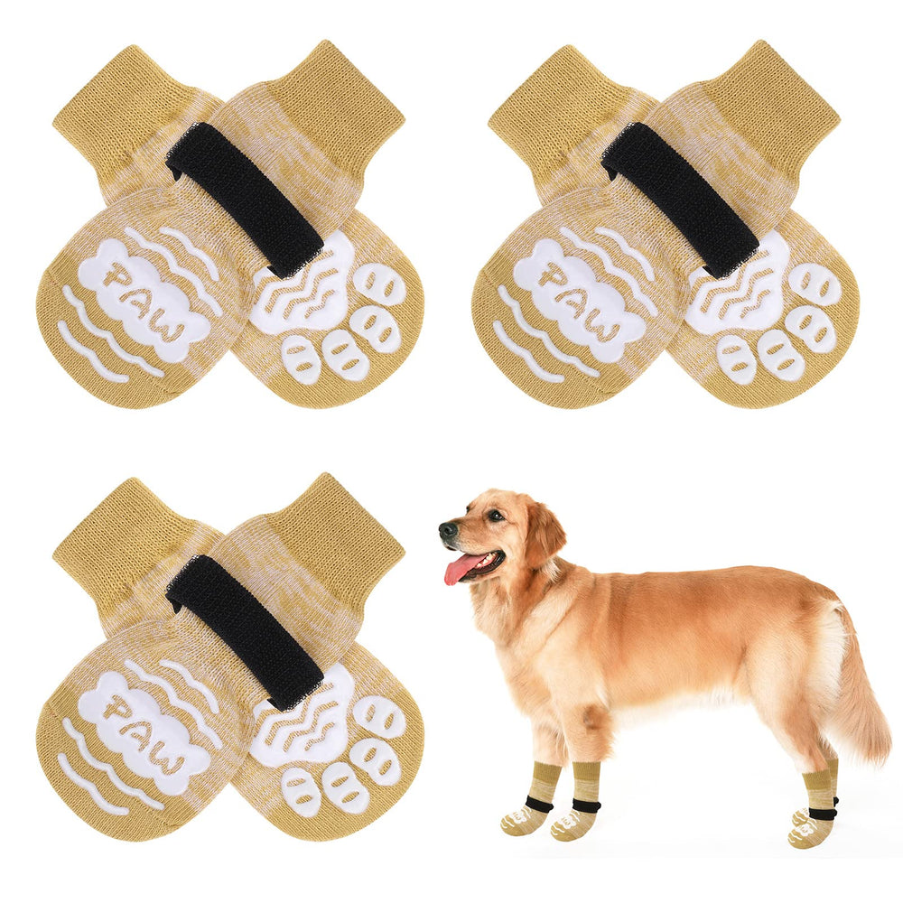 Calcetines antideslizantes Beautyzoo para perros brindan mejor agarre en suelos de madera