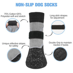 Calcetines BEAUTYZOO para perros ofrecen calor y confort dentro y fuera de casa.