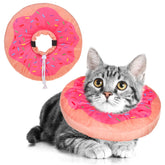 BEAUTYZOO collar gato suave rosa M para dormir sin incomodidad.