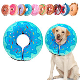 BEAUTYZOO collar donut inflable para perro grande, evita lamer heridas