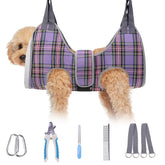 BEAUTYZOO hamaca de peluquería para perros pequeños ofrece soporte cómodo durante recortes