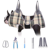 BEAUTYZOO hamaca para cuidado canino de perros pequeños, comodidad y control suave durante el cepillado