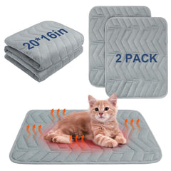 BEAUTYZOO manta-auto-calentante para gato, calor cómodo sin cables