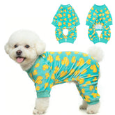 BEAUTYZOO pijama perro con envoltura de barriga para mayor calidez.