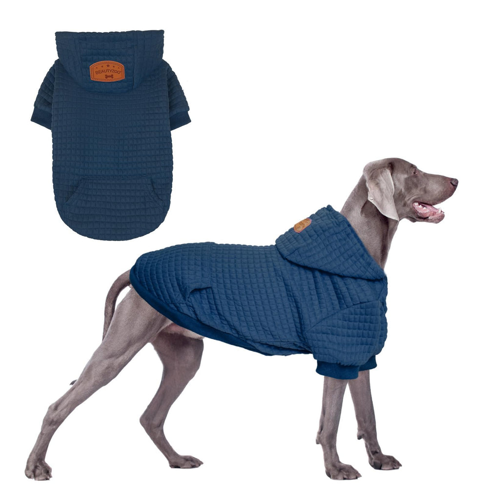 BEAUTYZOO sudadera para perro grande con capucha, ideal para paseos fríos