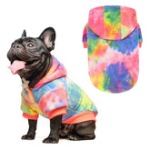 BEAUTYZOO sudadera multicolor con capucha, ideal para paseos fríos.