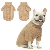BEAUTYZOO Suéter para perro pequeño en modelo, ideal para paseos fríos.