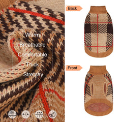 BEAUTYZOO pullover-cuello-tortuga-perro: abrigo extra para cuello y pecho