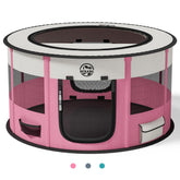 BEBANG corral para perros plegable, práctico para interiores y juego seguro.