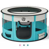 BEBANG jaula-juego para perro pequeño portátil, ideal para viajes y uso interior.