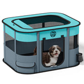 BEBANG playpen para mascotas interior gris, espacio amplio para jugar y descansar