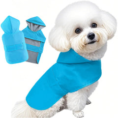 Capa para perro BECNBEAU con capucha protege de la lluvia.
