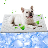 Almohadilla enfriante BECROWM para perro, plegable y portátil para viajar